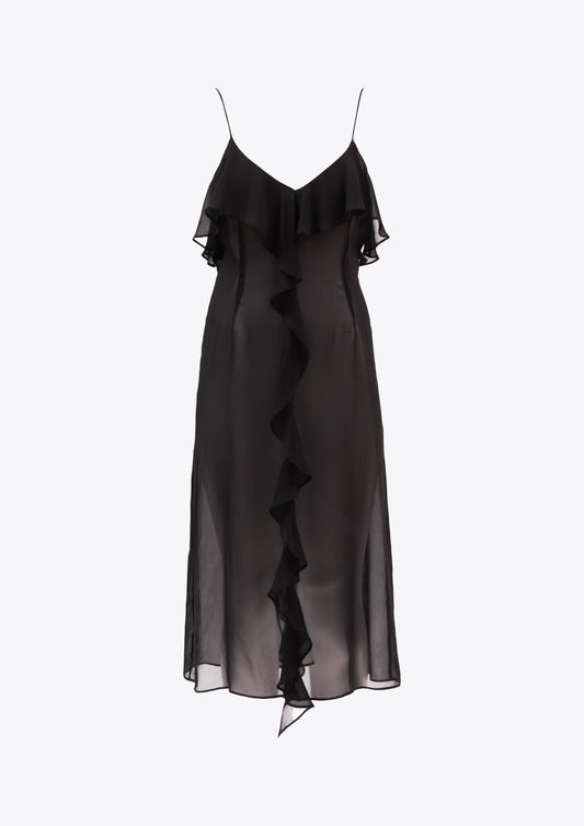 Brennan - The Ruffle Slip Dress