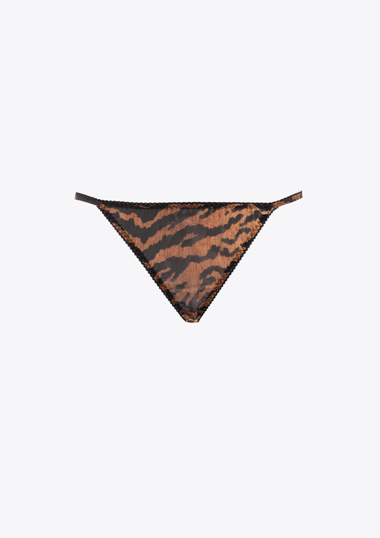 tiger animal print underwear